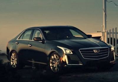 Новый Cadillac CTS появился в рекламном ролике