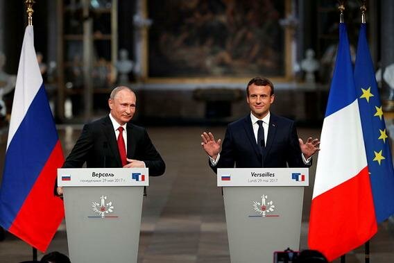 Макрон сообщил о прорыве в сотрудничестве Франции и России по Сирии